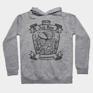 Fish in a Bottle Hoodie